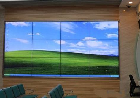 黔江区液晶拼接屏的另类用法。